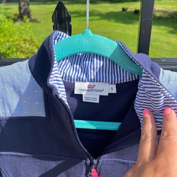 Vineyard Vines Cotton Quarter Zip Pullover - Picture 2 of 6